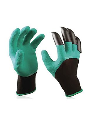 Перчатки садовые с когтями Garden Genie Gloves (1 пара) (1 шт) - 1